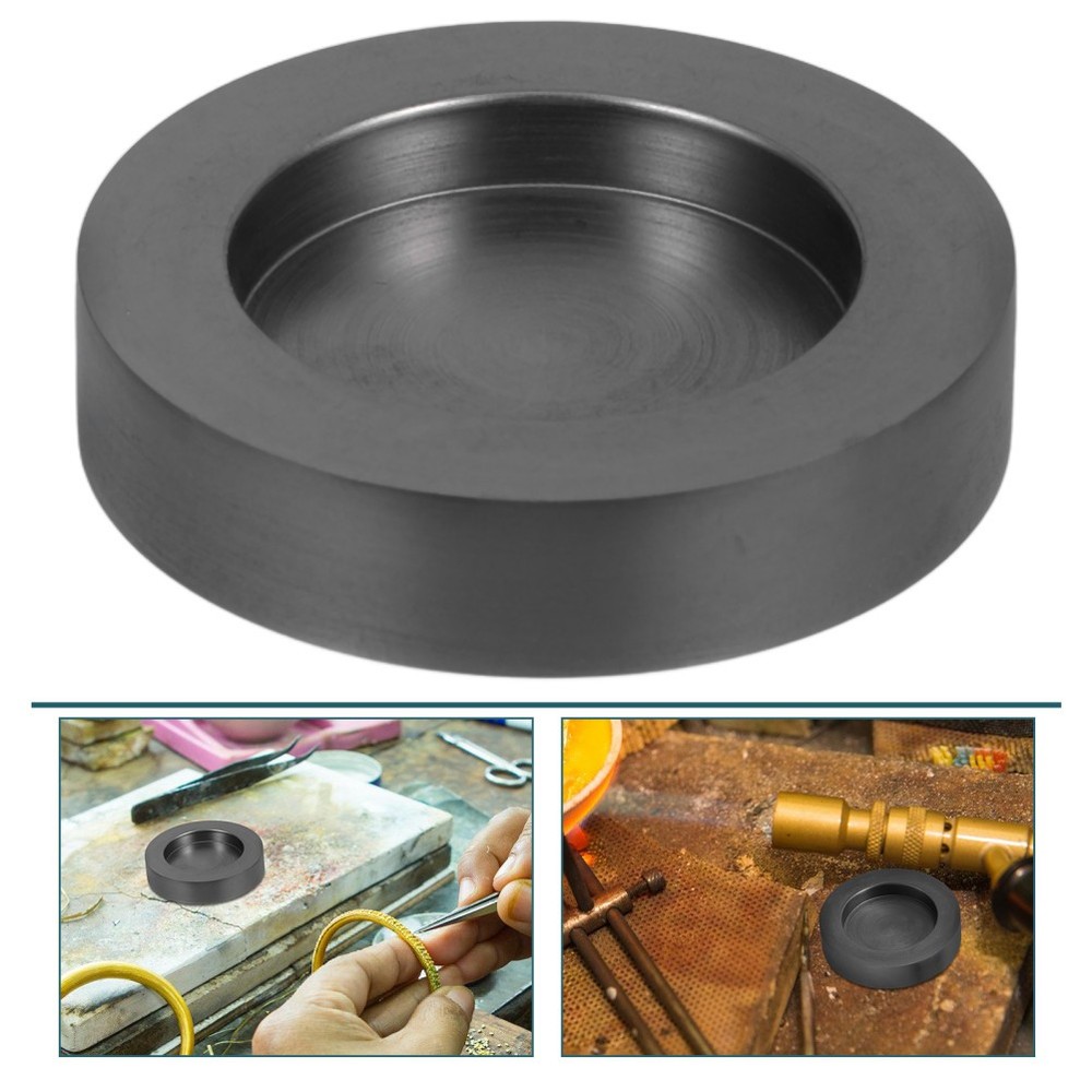 Metal Casting Round Graphite Ingot Mold Convenient Molds Crucible