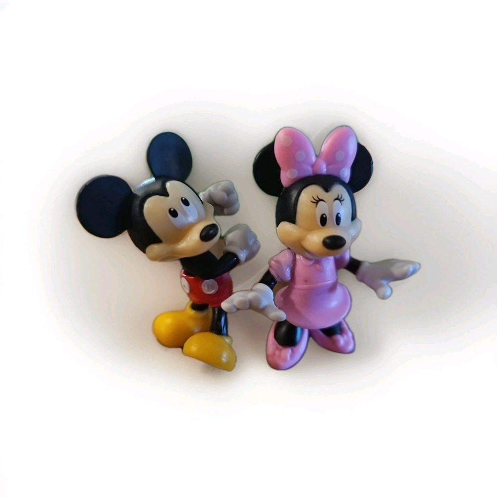 Disney Minnie & Mickey Mouse 2” Plastic Figures Greenbrier