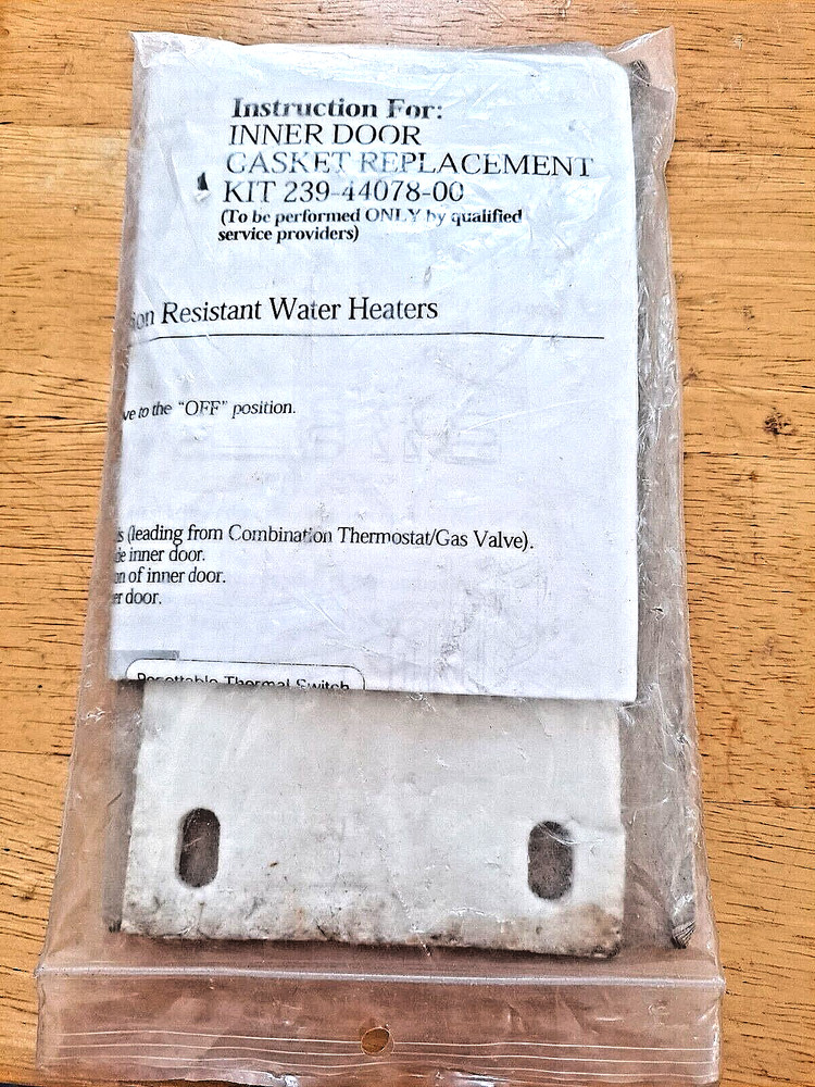 Bradford White Inner Door Gasket Replacement Kit 239-44078-00 NOS FREE SHIPPING
