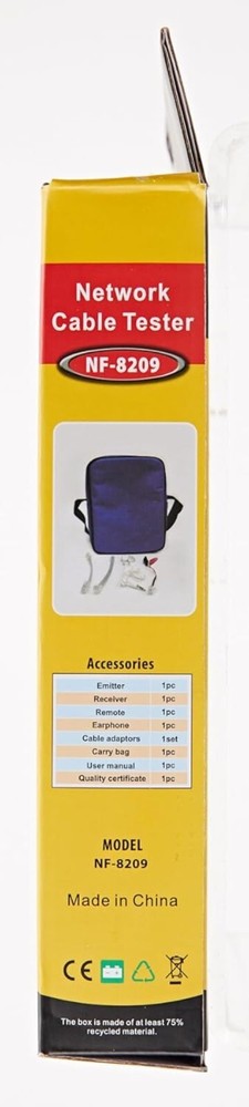 Advanced Network Cable Tester with PoE & AC Voltage Detection for Professionals