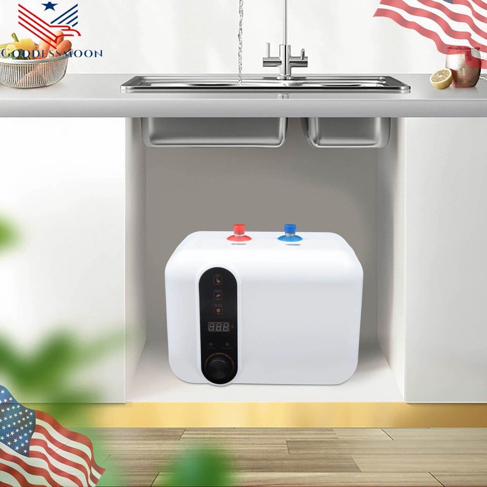 10L Electric Hot Water Heater 110V Compact Mini-Tank Storage,Rv Small Output