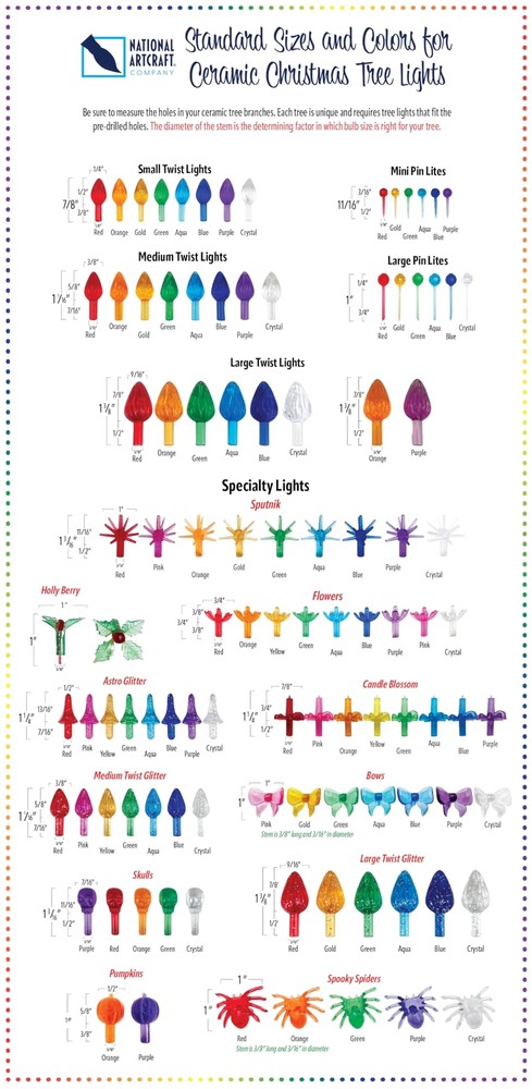 ® Medium Twist-Ceramic Christmas Tree Lights - Blue 144 Pcs