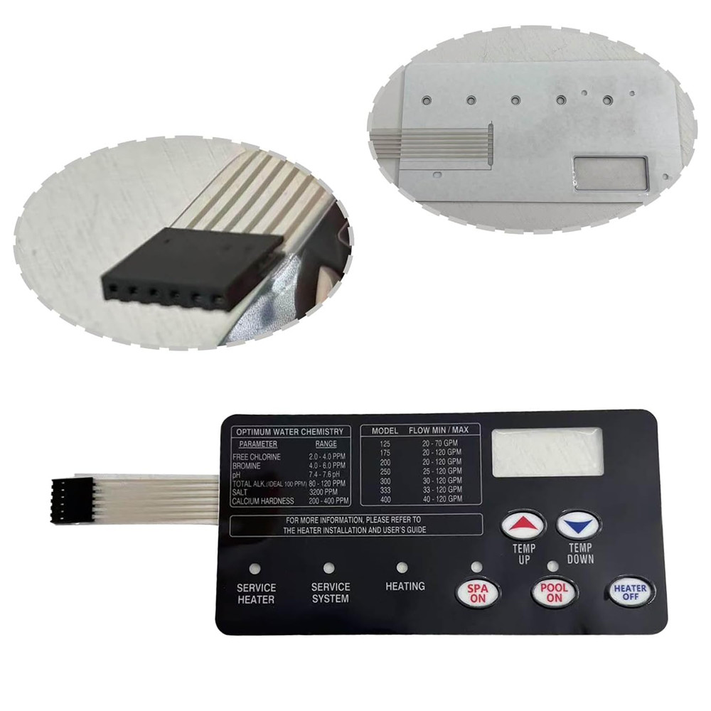 Replacement for Pentair 472610Z Switch Membrane Pad MasterTemp Pool & Spa Heater