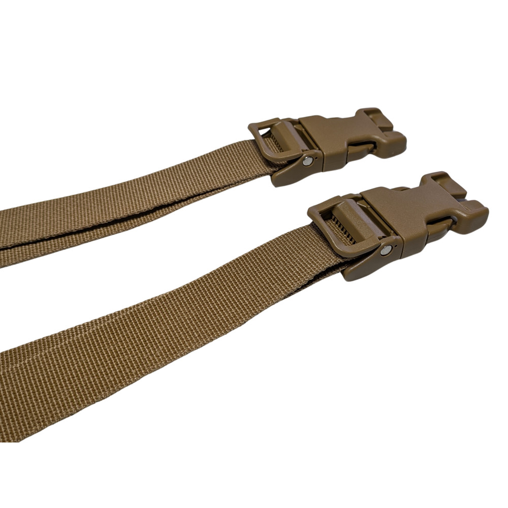 2 Military Assault Backpack Lower Shoulder Straps Auto Cam Quick Snap Buckle