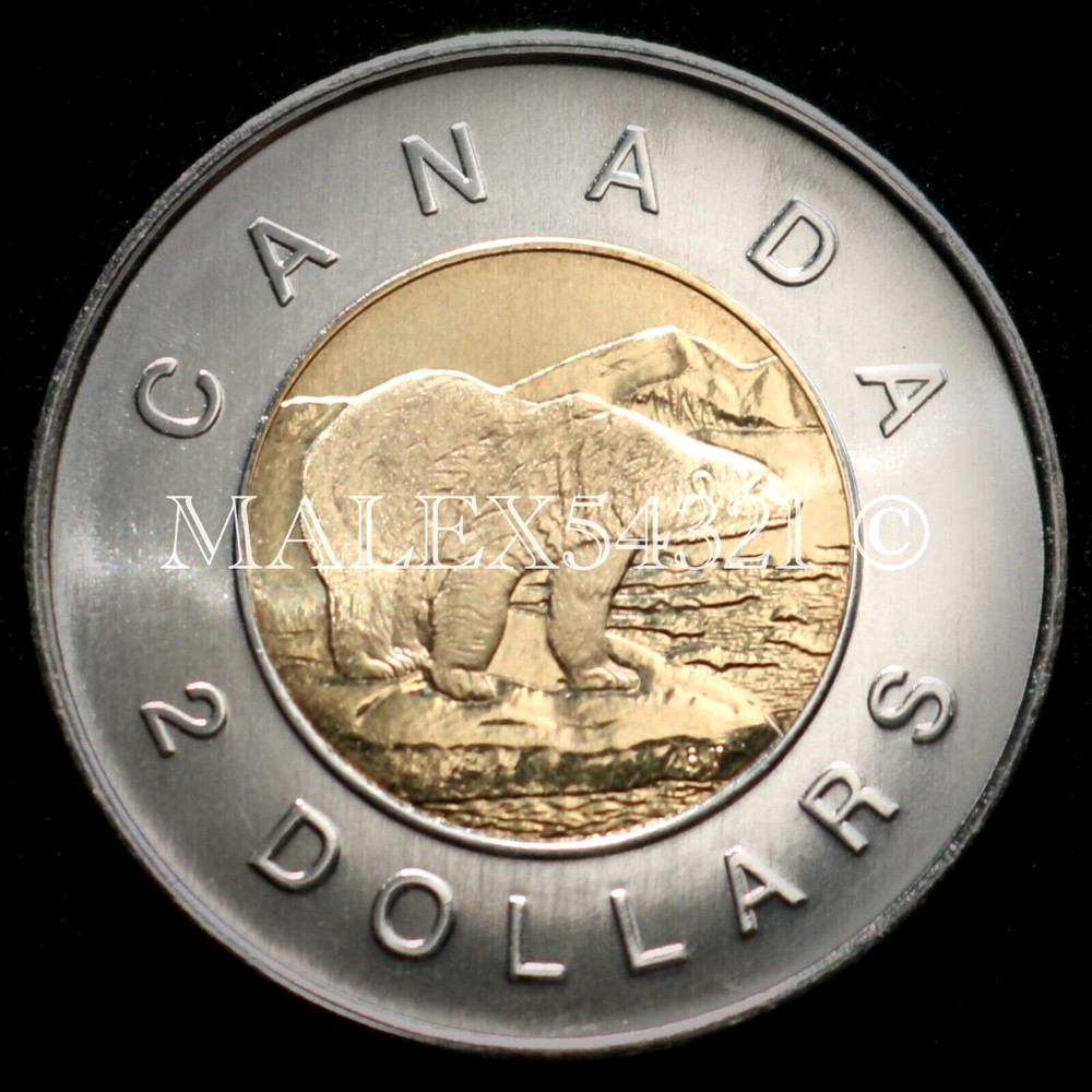 🇨🇦​ 1997 CANADA 2 DOLLARS UNCIRCULATED FROM MINT SET