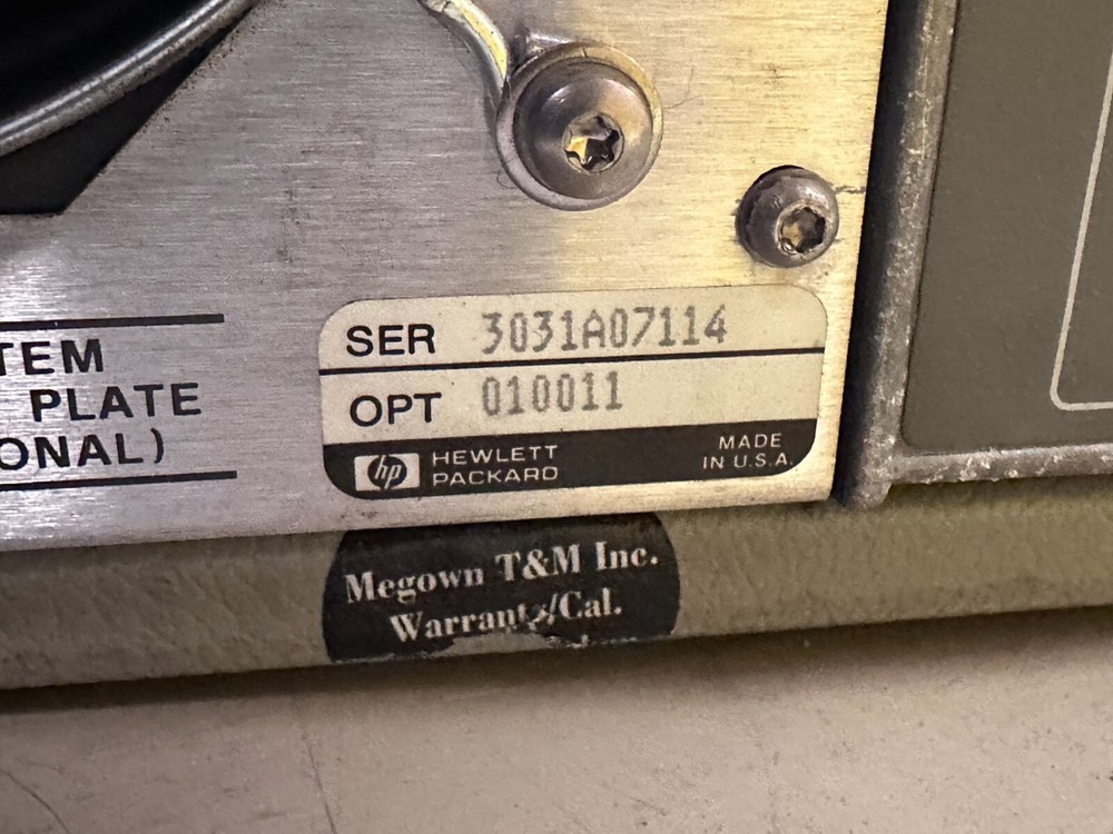 HP 85101C Display/Processor w/Option 010011