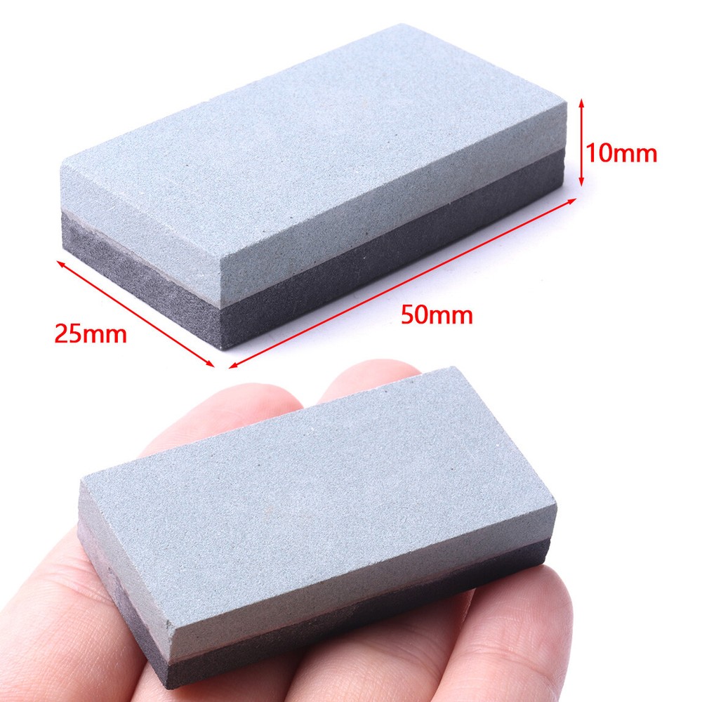 Dual Whetstone Double Sided Sharpener Kitchen Knife Grit Sharpening Wet Stone