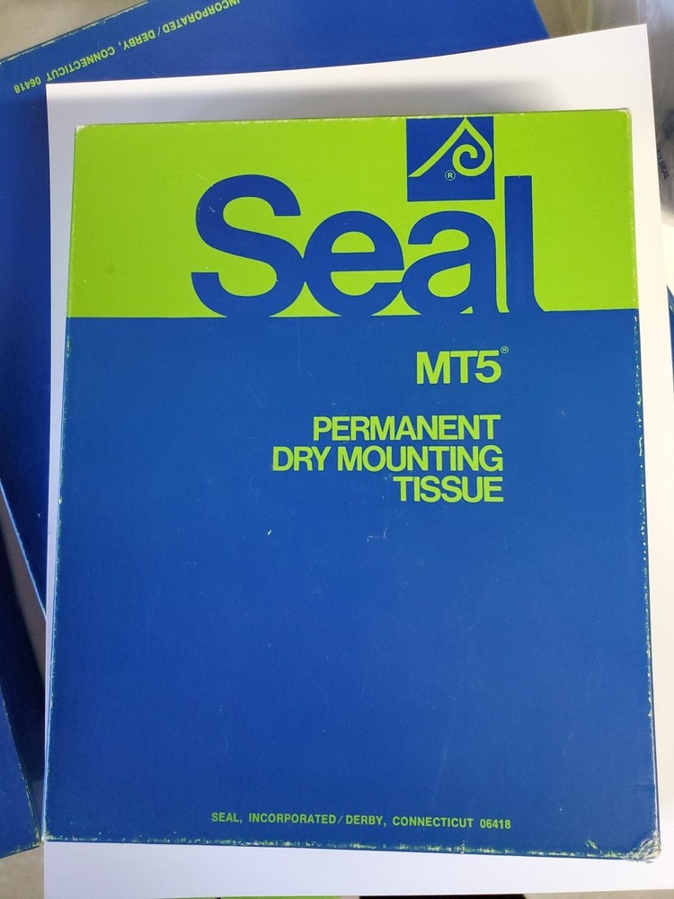 Seal MT5 Permanent Dry Mounting Tissue  8x10 - 25 Sheets Total