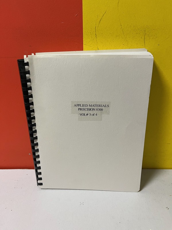 APPLIED MATERIALS PRECISION ETCH 8300 Precision Etcher Update Bulletin &