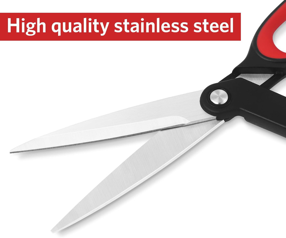 True Left Handed Sewing Scissors, Heavy Duty Multi-Purpose Tailor Scissors