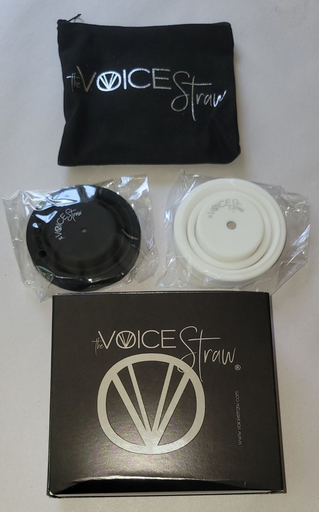 Voice Straw Cup Kit - Silicone Articulation Vocal Training Tool - New In Box