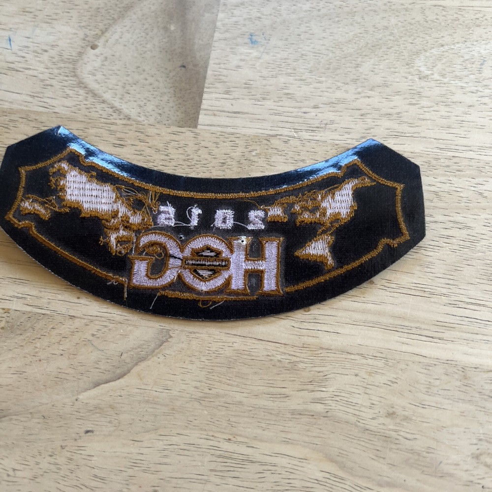 2015 Harley Davidson HOG embroidered patch. With Pin
