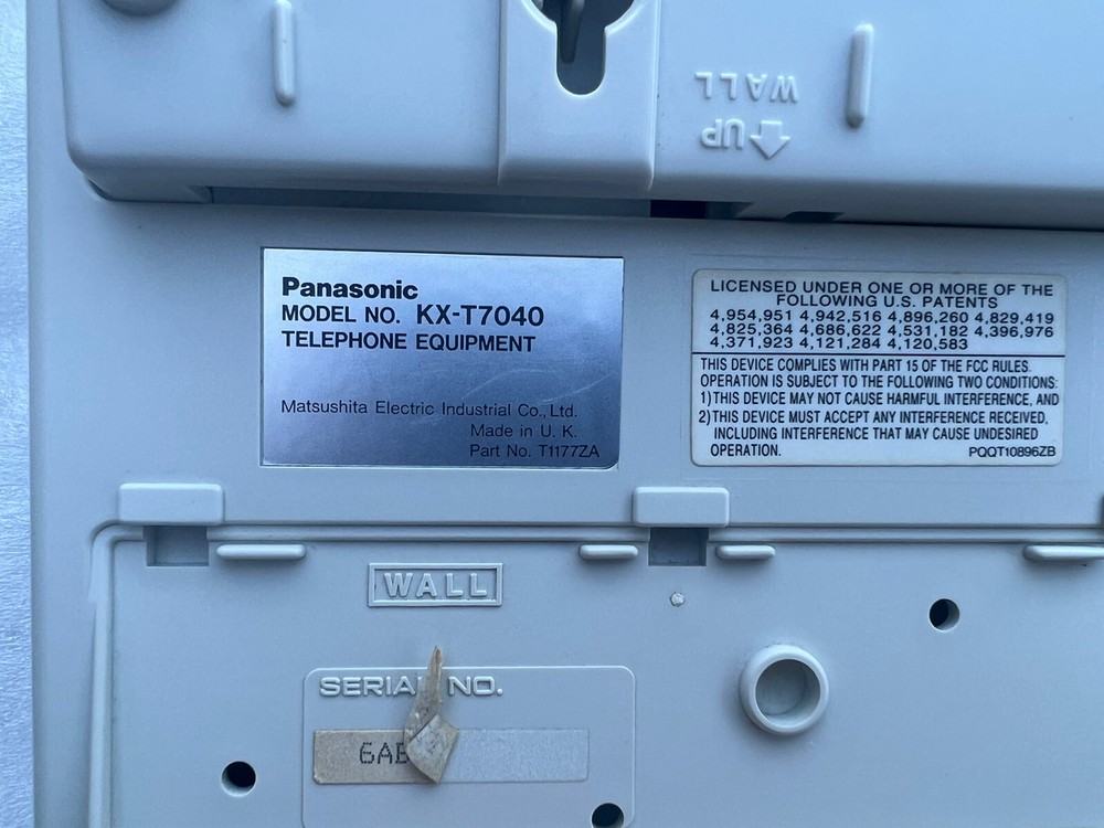 Panasonic KX-T7040 DSS/BLF Console WHITE *Refurbished*