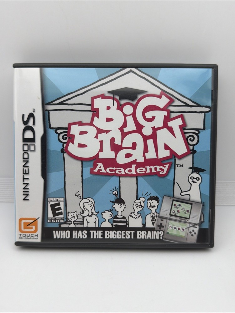 Big Brain Academy for Nintendo DS **CASE & MANUAL ONLY**