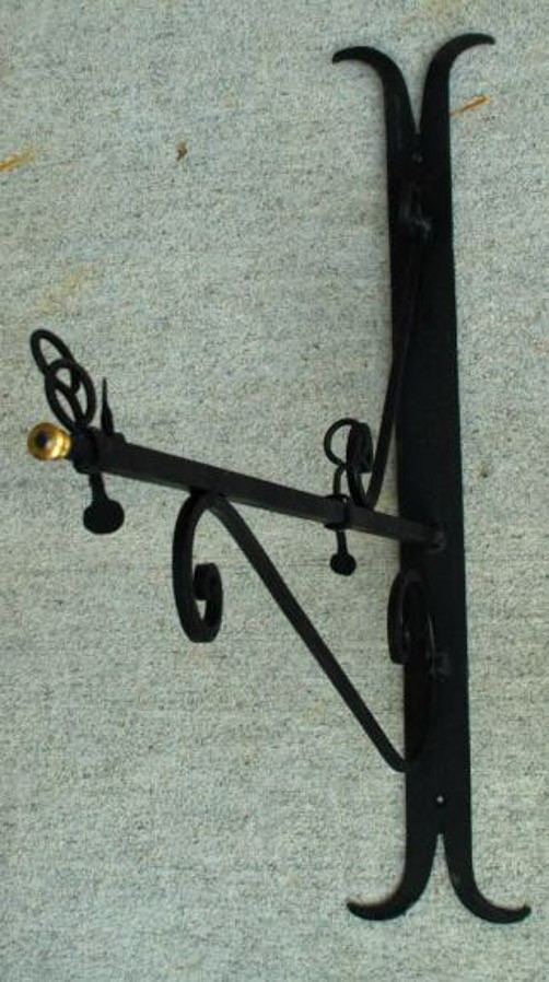 Adjustable Wrought Iron Trade Sign Bracket
