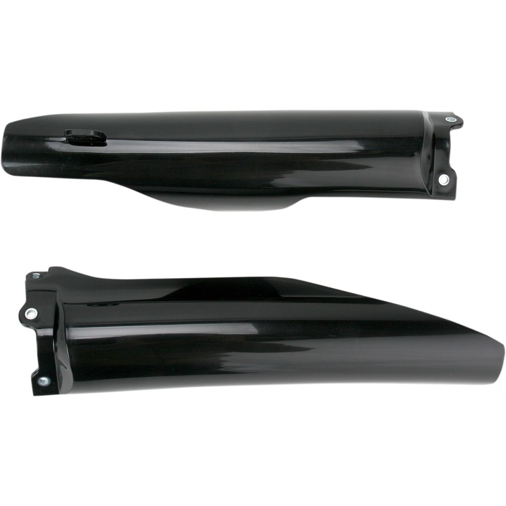 Acerbis Lower Fork Covers - Black - 2115000001