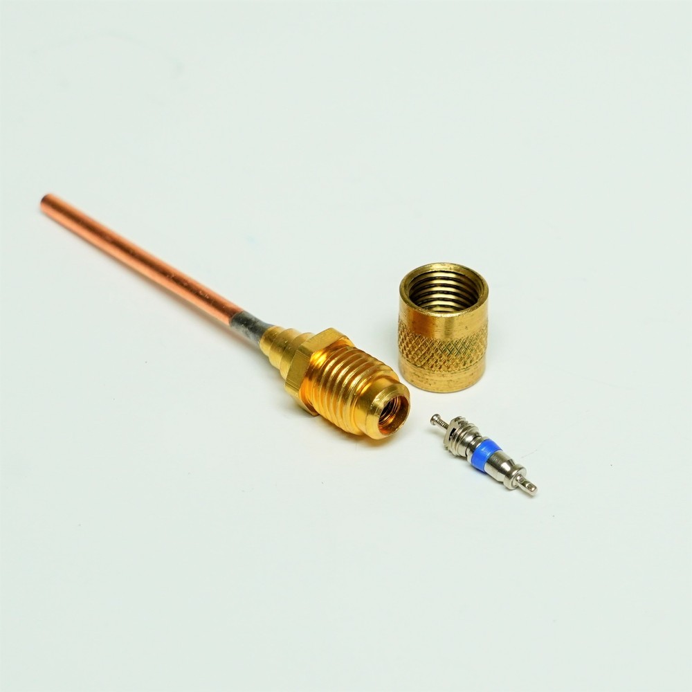 C&D Copper Tube Refrigerator Access Valve 1/8" CD8408 Bulk