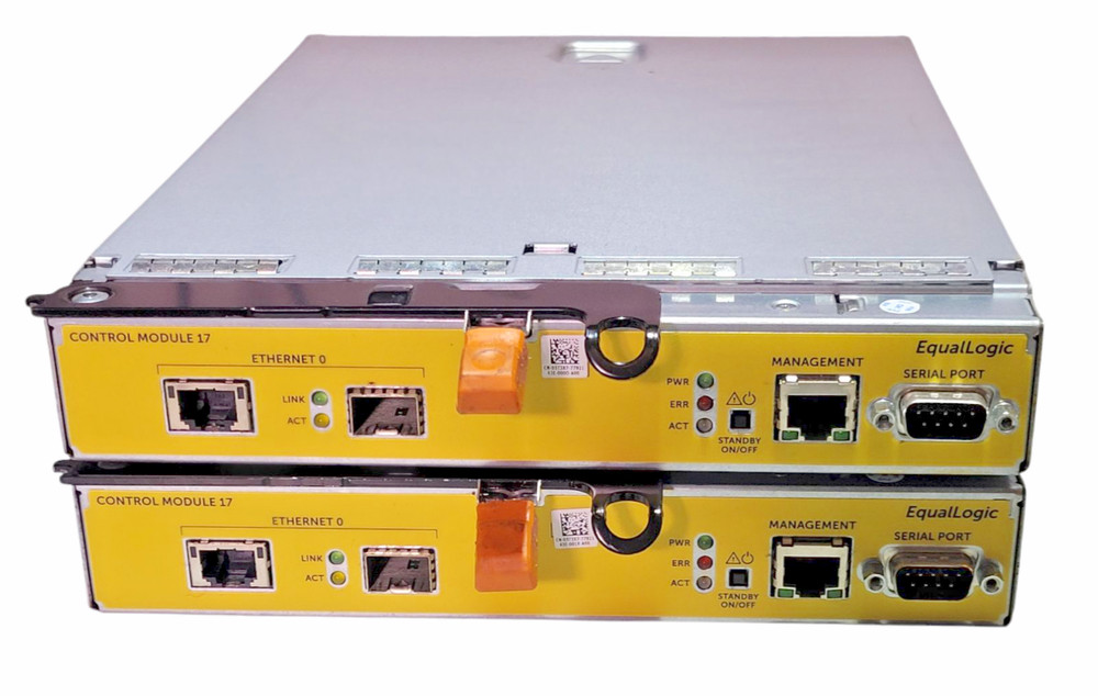 LOT OF 2 Dell EqualLogic E09M002 Control Module 14 Controller