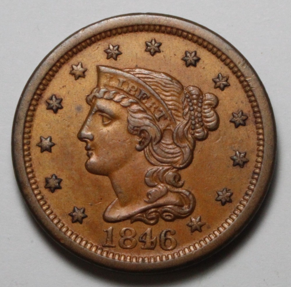 1846 Large Cent UM601