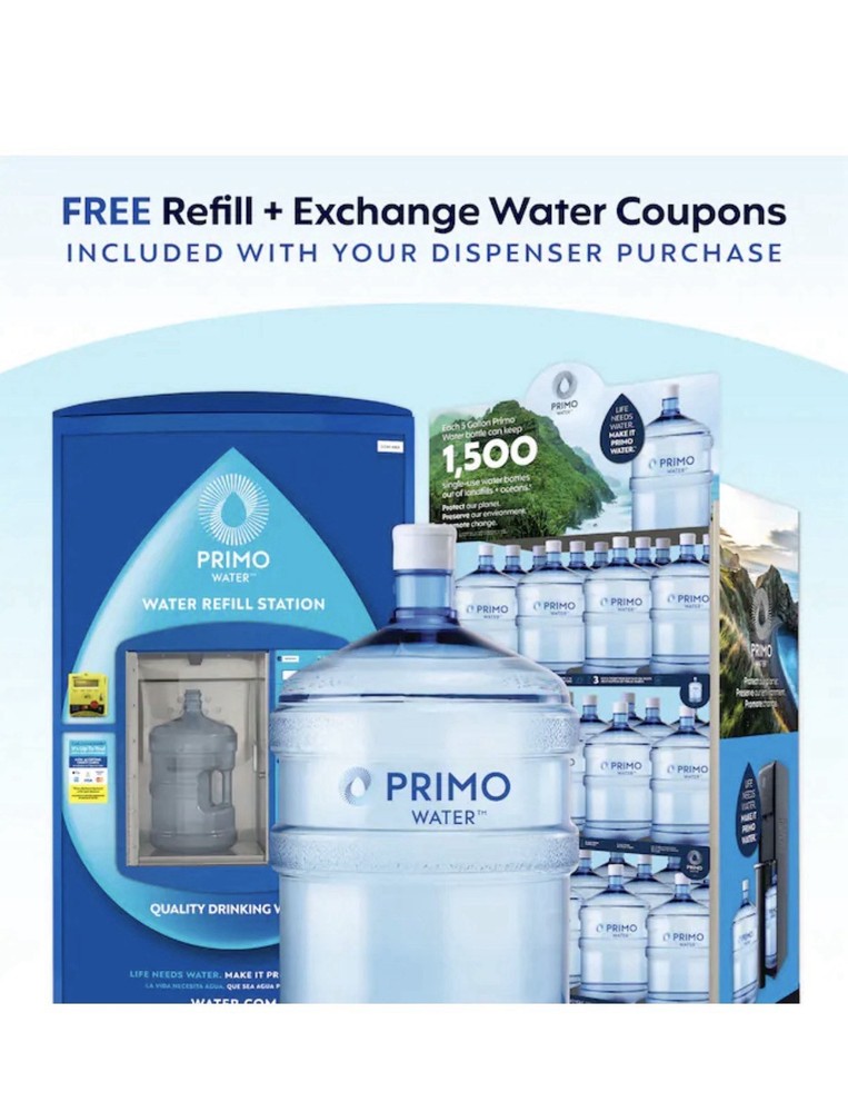 PRIMO BOTTOM Loading Hot & Cold Water Dispenser MODEL #601298