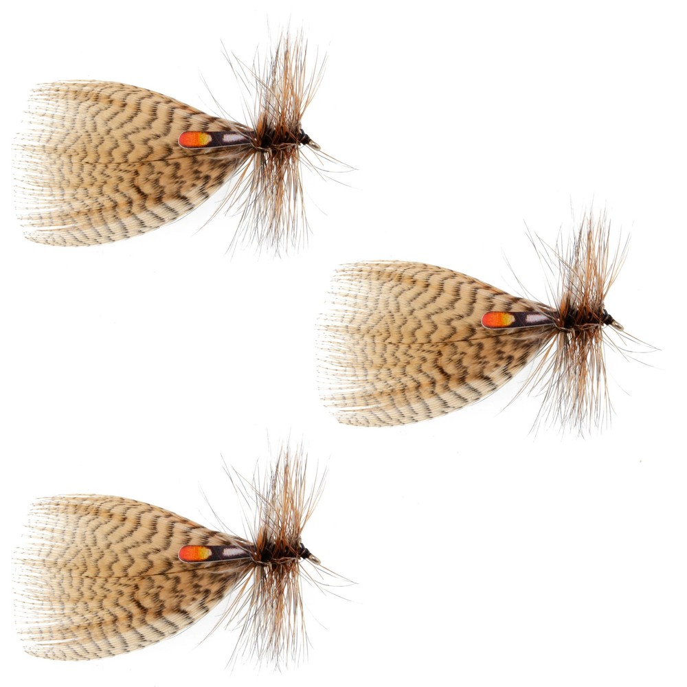3 Pack Hornberg Special Streamer or Dry Fly - Hook Size 10