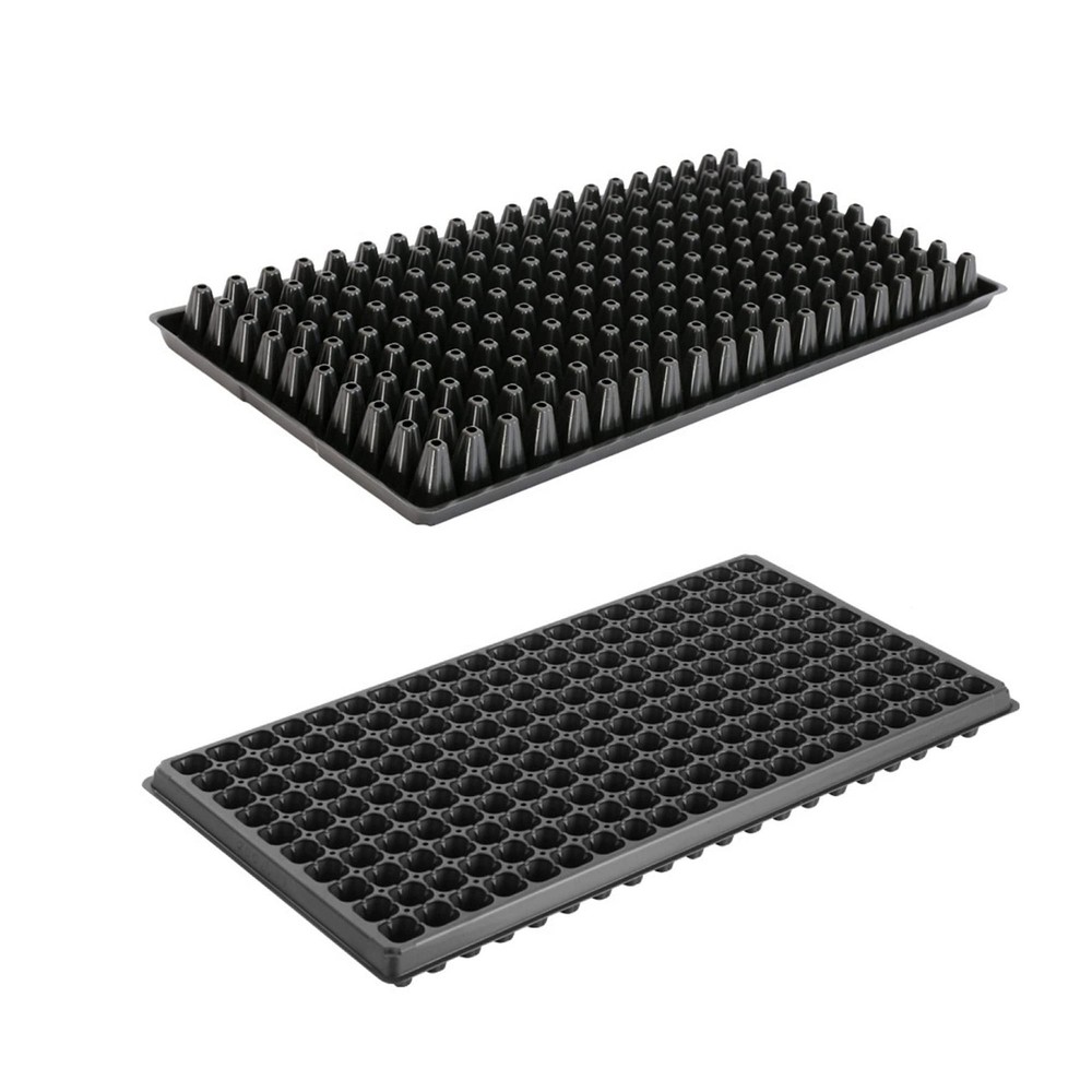 200 Cell Plug Tray, 10pcs-Pack Thick Durable Seed Starter Flats Vegetable Fru...