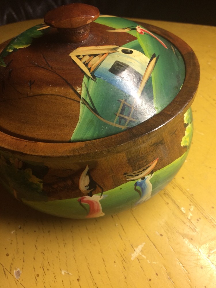 Wood Bowlhand Painted