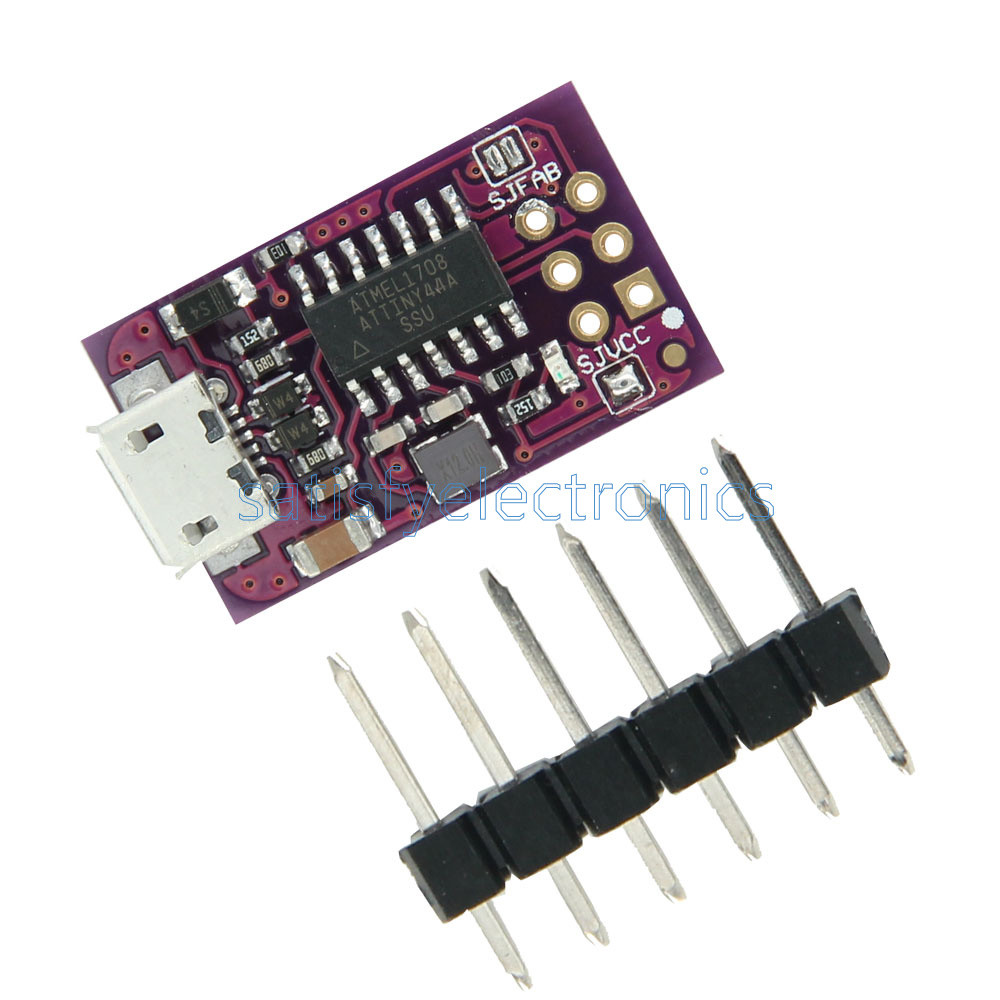5V Micro USB Tiny AVR ISP ATtiny44 USBTinyISP Programmer For Arduino Bootloader