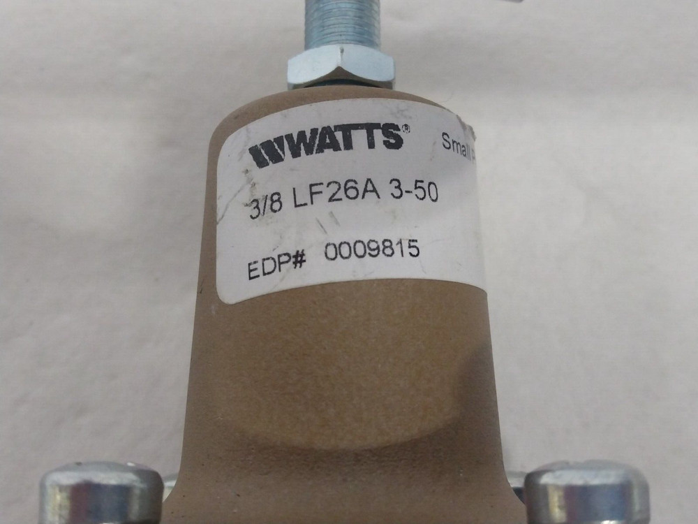 Watts LEAD FREE 3/8 LF26A 3-50 Small Pressure Regulator