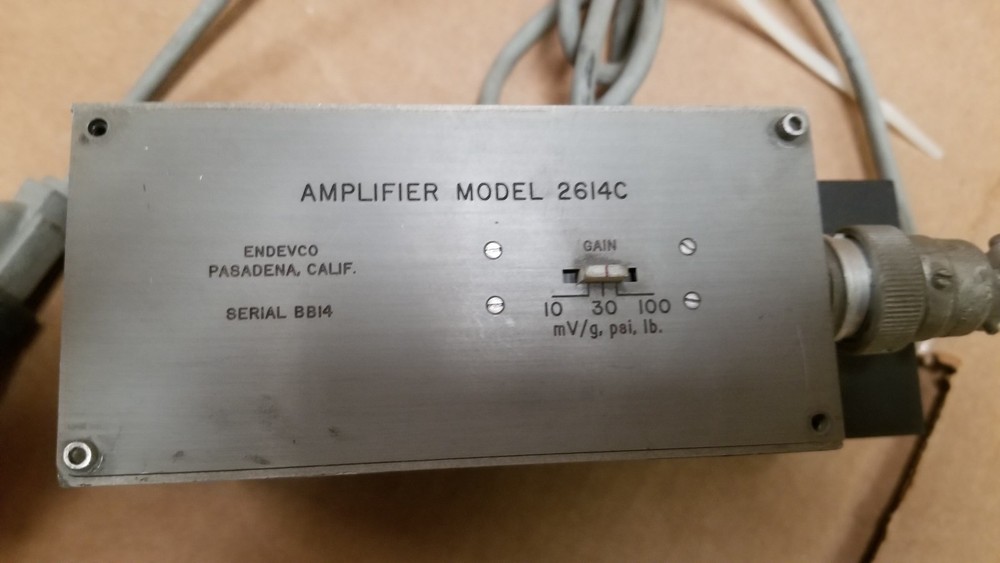 Endevco 2614C Amplifier with 4206 Power Supply