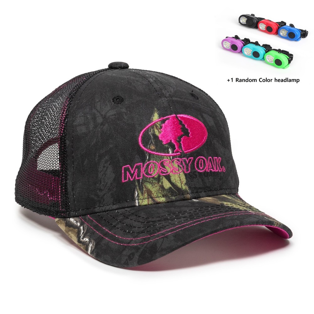 Mossy Oak Ladies Adjustable Baseball Hat Eclipse Camo One Size