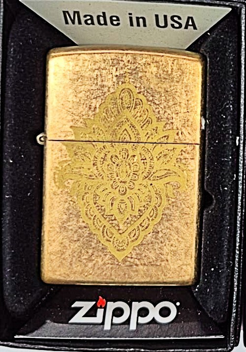 Sharp Henna Tattoo  Art Zippo Lighter