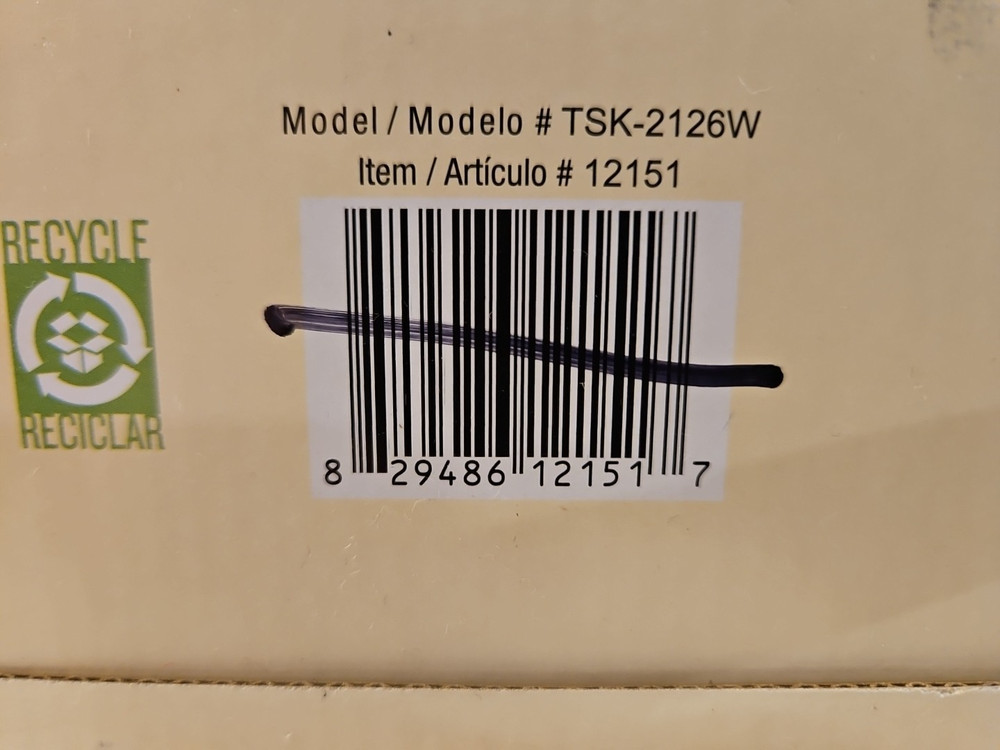 Kitchen Smith By Bella Rotating Belgian Waffle Maker TSK2126W - New