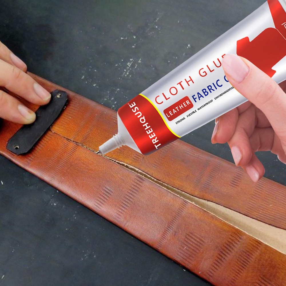 60ml Clear Leather Adhesive Car Seat Glue For Sofas, Purses, Leather Bonding