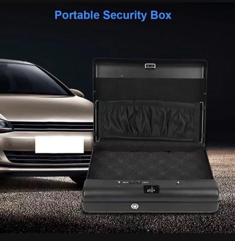 RPNB portable security safe, with coated plastic security lock box