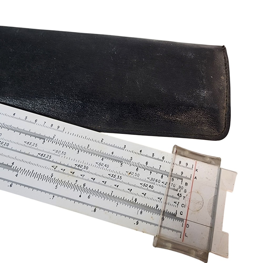 Vintage Keuffel & Esser K&E 120 Slide Rule Microliner Drafting Tool with Case