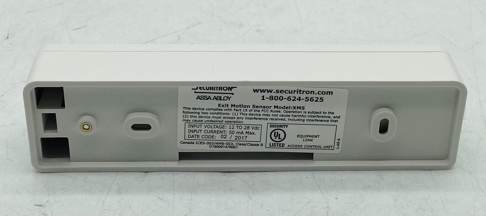 SECURITRON ASSA ABLOY XMS EXIT MOTION SENSOR D18009148R001