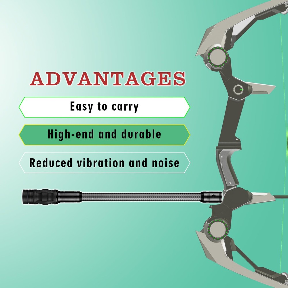 Archery Compound Bow Stabilizer Quick Disconnect Mounting Adapter Adjustable V