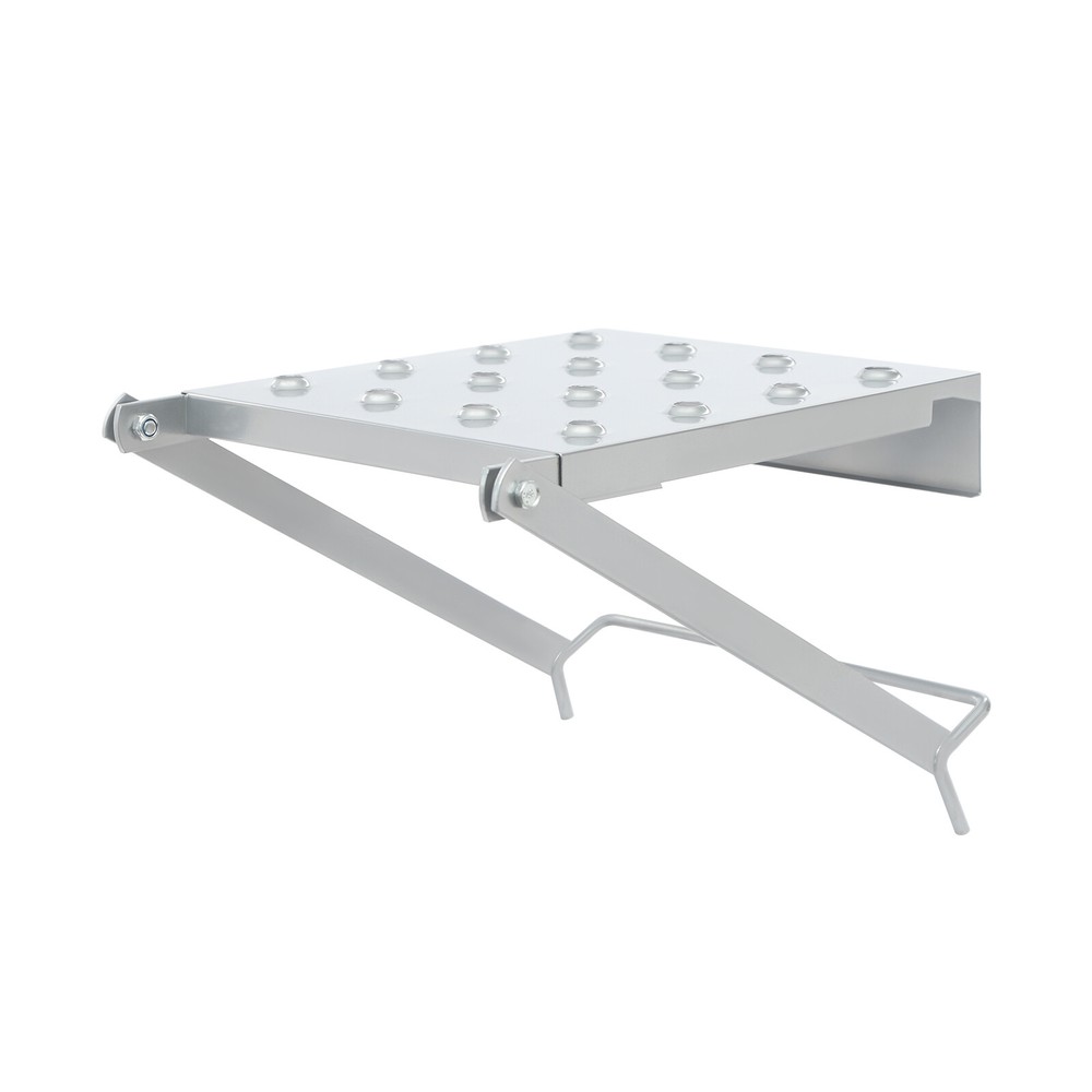 Ladder Platform Accessory Heavy Duty Work Stand System Accessories Holds Silver