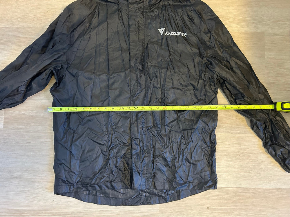 Dainese Packable Rain Shell Jacket Hooded Motorcycle Windbreaker Medium