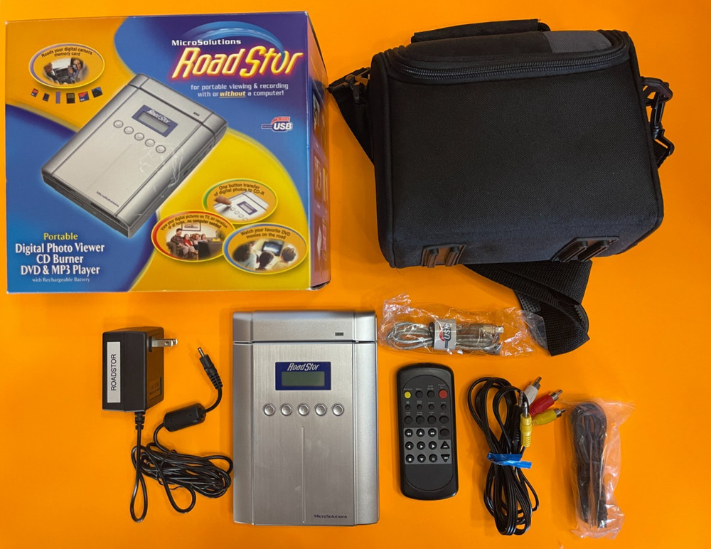 VINTAGE MICROSOLUTIONS ROADSTOR 401010 DVD CDR USB CARD READER **PLS READ