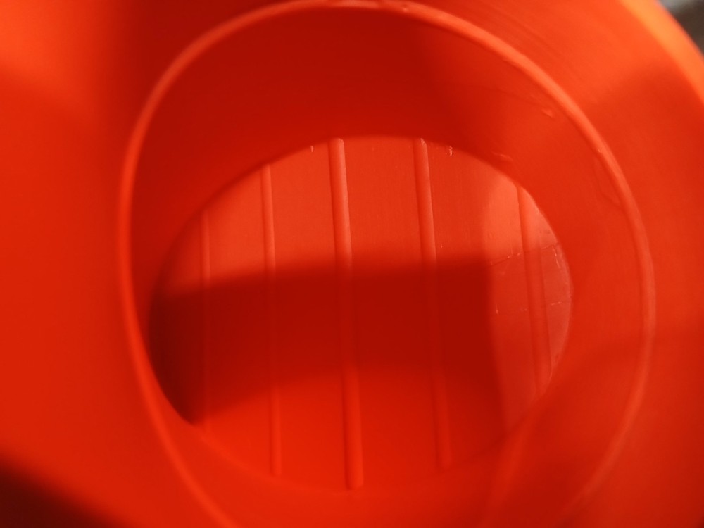 (2)"Orange Polymer raincap