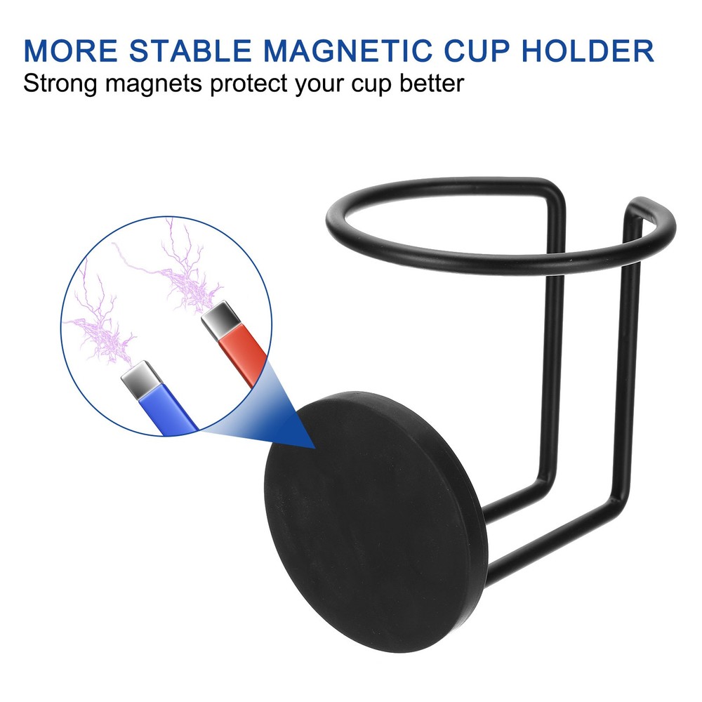 2pcs Magnetic Cup Holder Magnet Drink Holder, Horizontal Surface Mounting