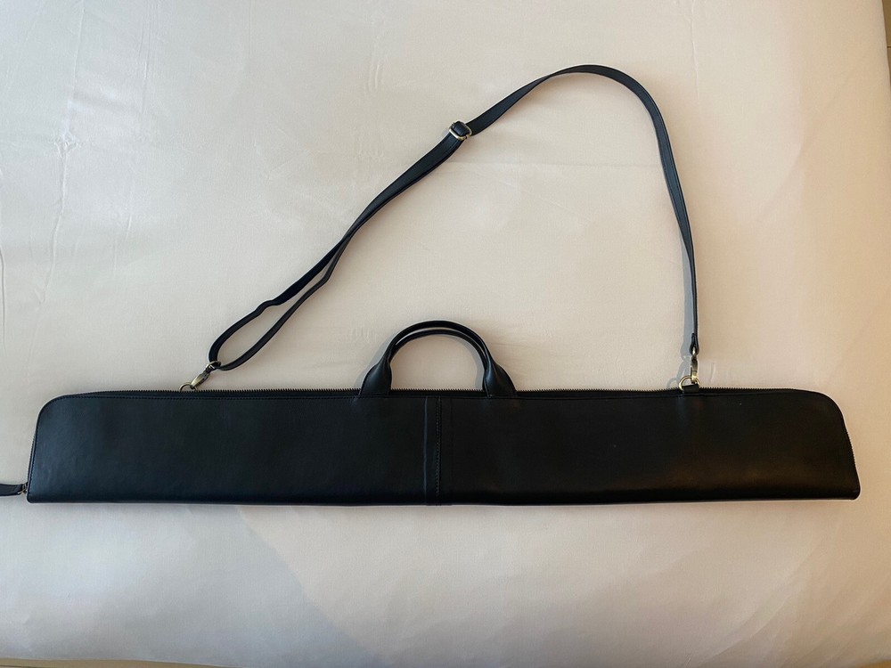 Handmade Leather Two-Piece Snooker/Pool/Billiard Cue Case.