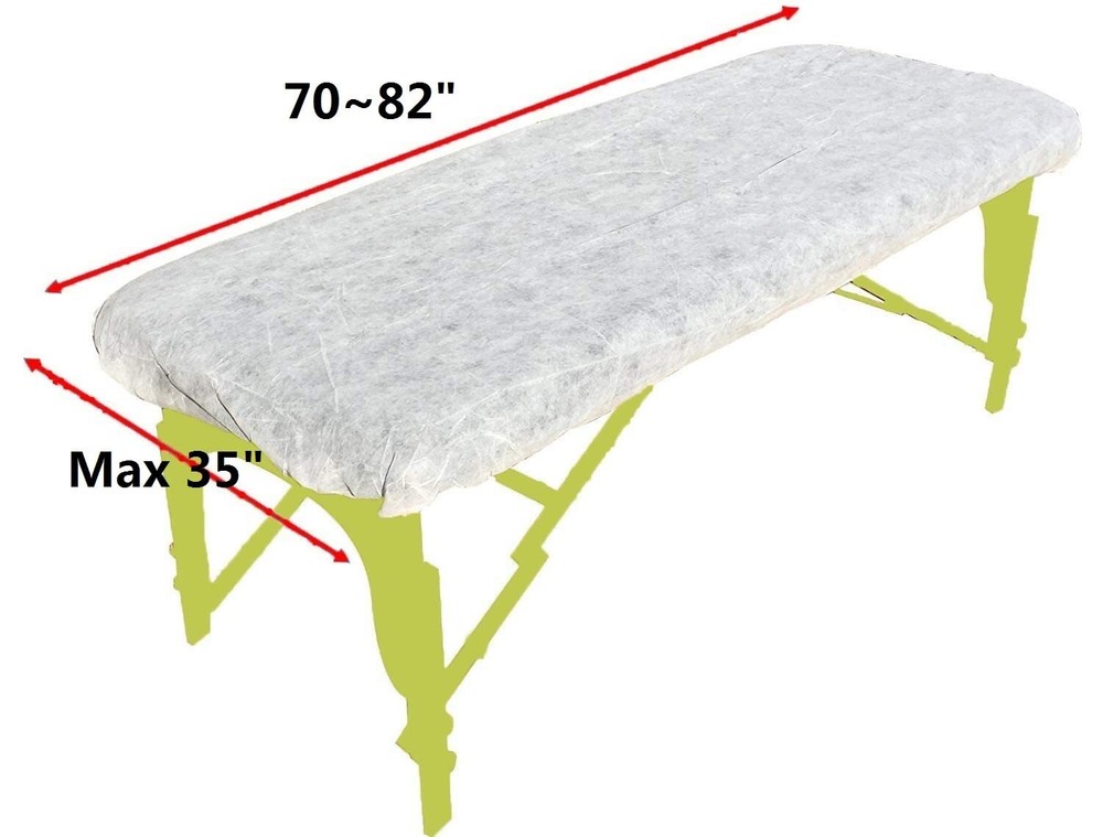 20-100pcs Disposable Fitted Massage Table Sheets Bed Covers 82" x 35"