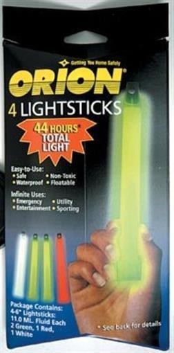 Orion 6" Lightsticks, 4/Card 924/4PK