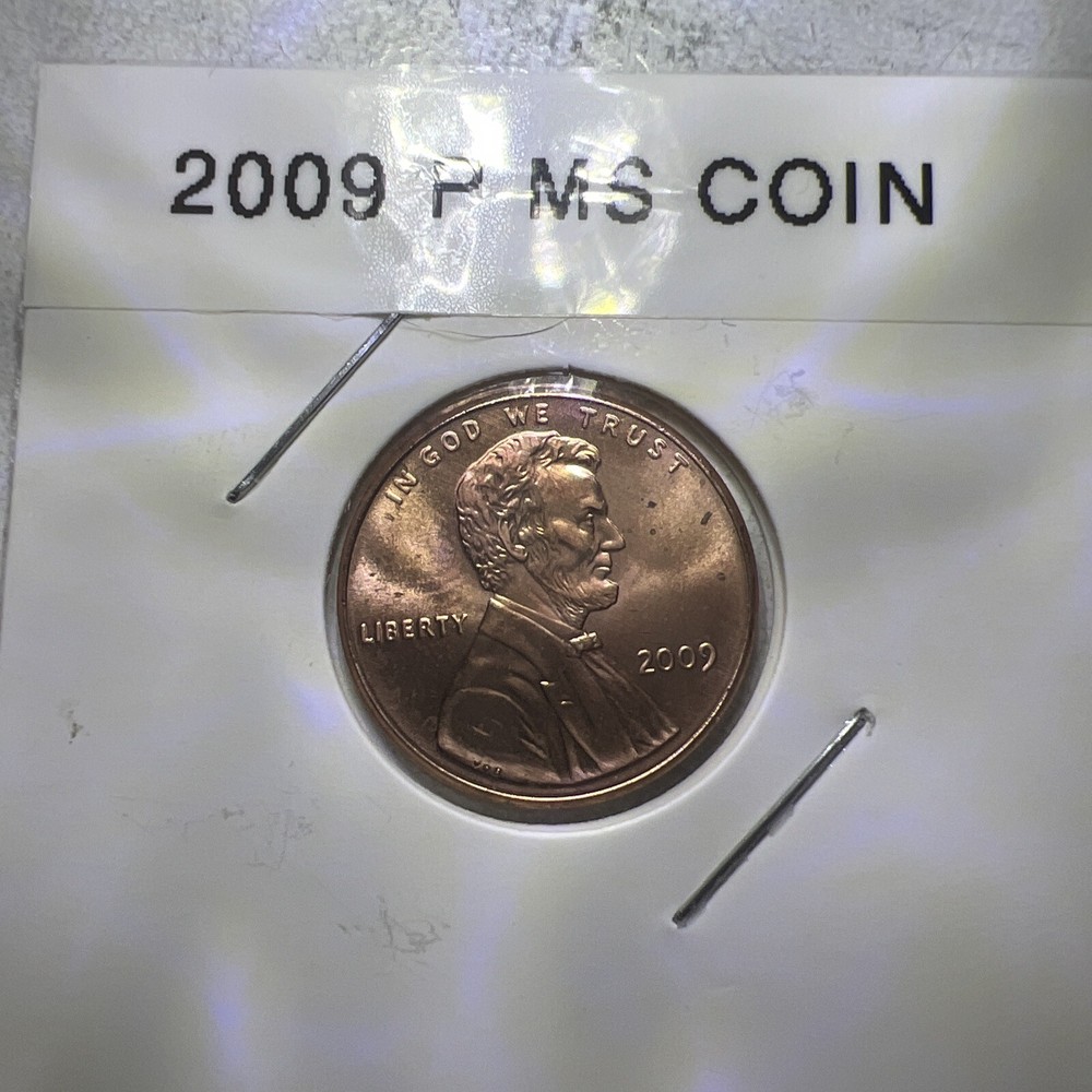 2009 lincoln cent formative years Red MS Gem Fresh Out Of Roll.