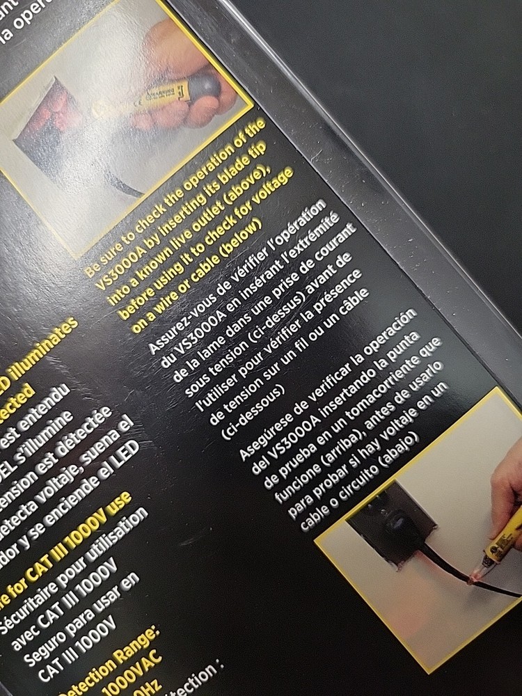 General Audible/Visual Voltage Tester VS3000A