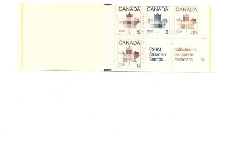 Canada - Booklet BK84c - Orange cover