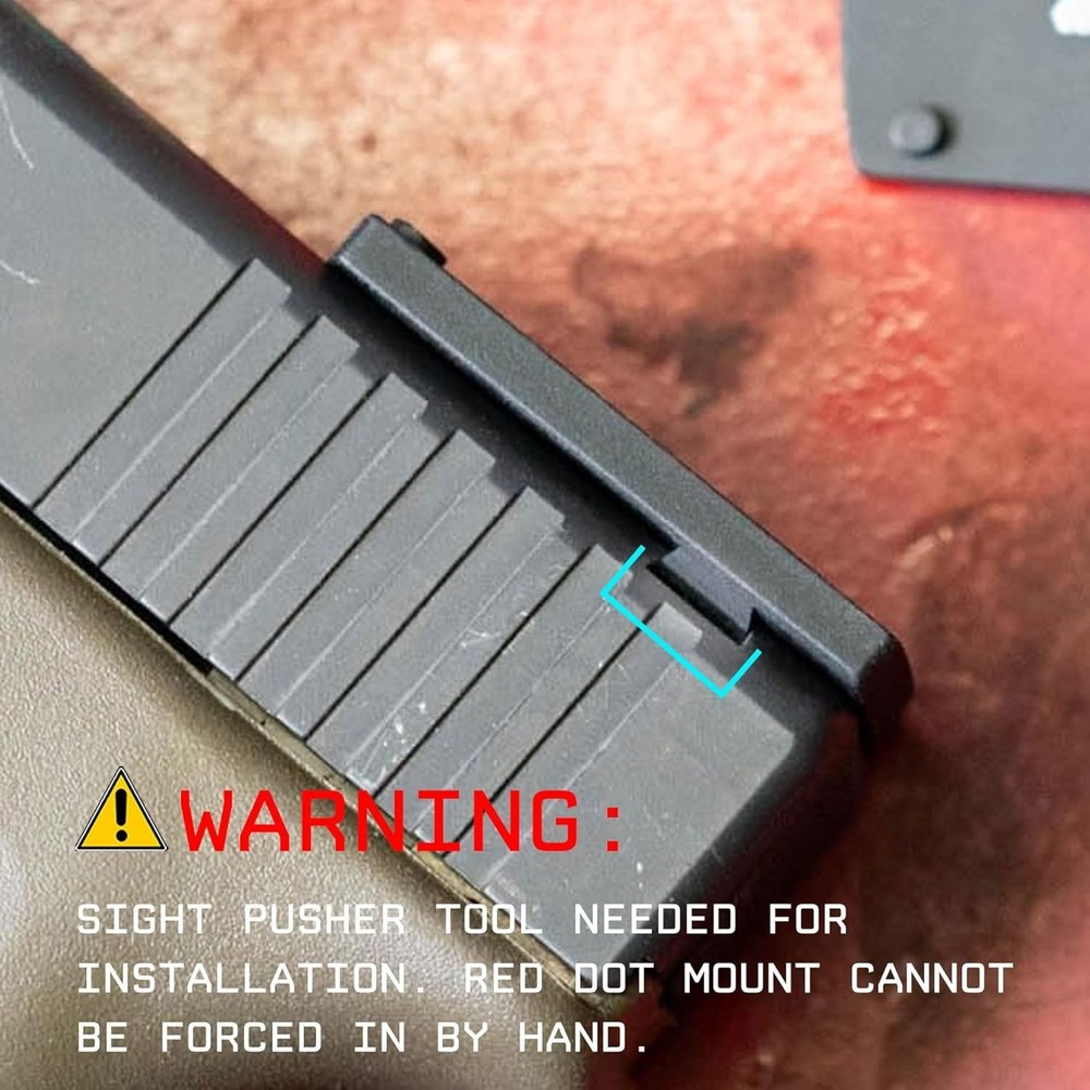 Dovetail Red Dot Mounting Plate for Glock Pistols | for Non-Mos Version Glocks |